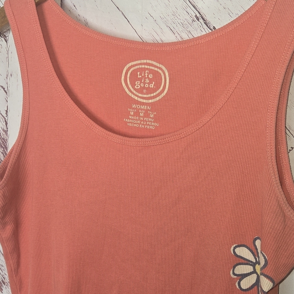 Life Is Good Ribbed Tank Top - Picture 4 of 4